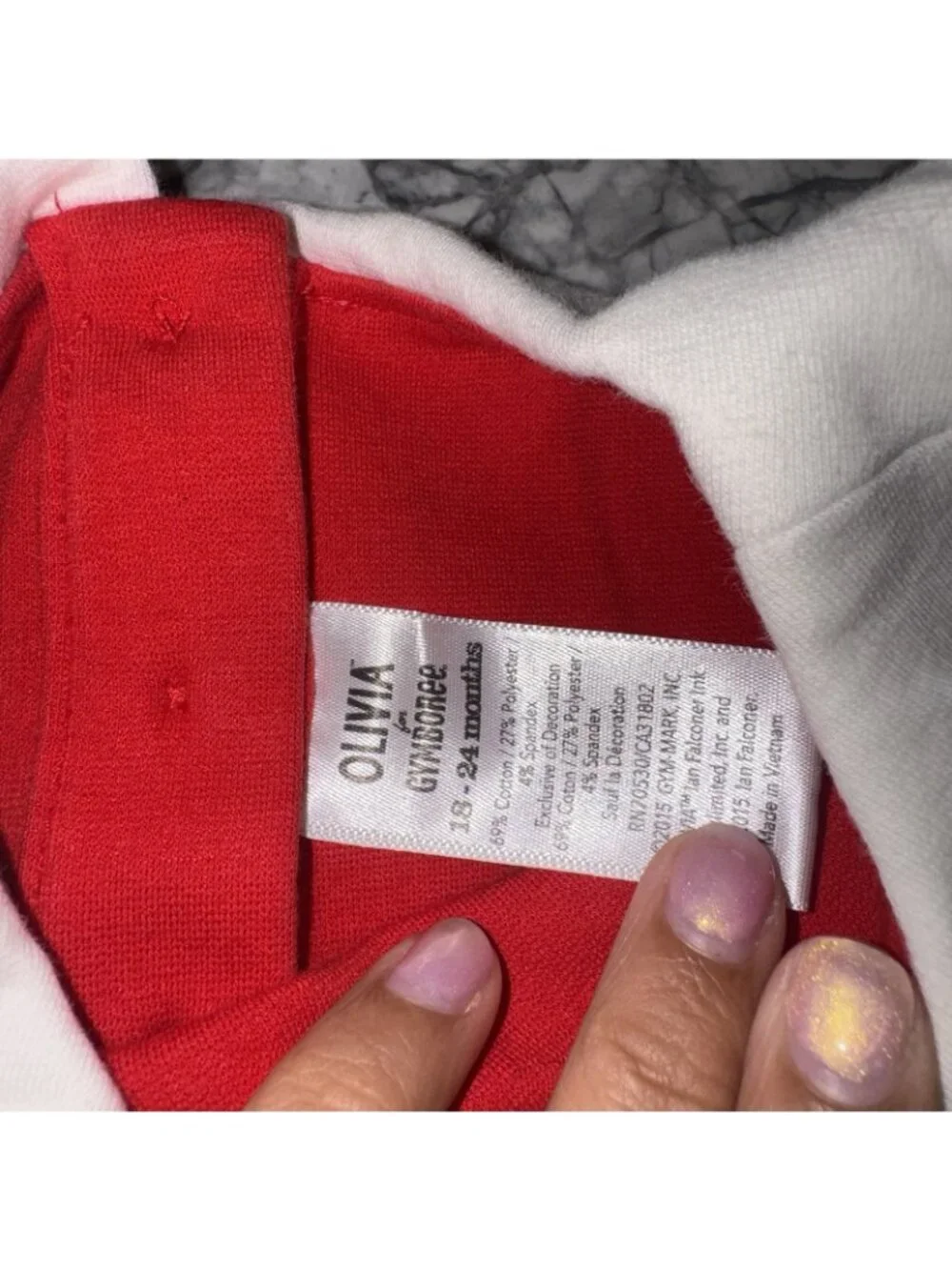 Gymboree Olivia 18-24 Months Dress Tights Red